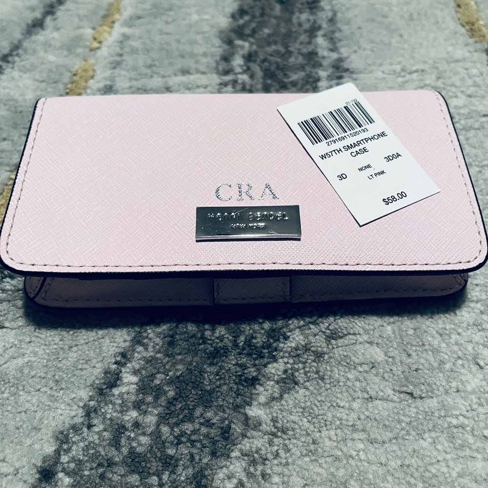 HENRI BENDEL Pink/ Small Phone Wallet